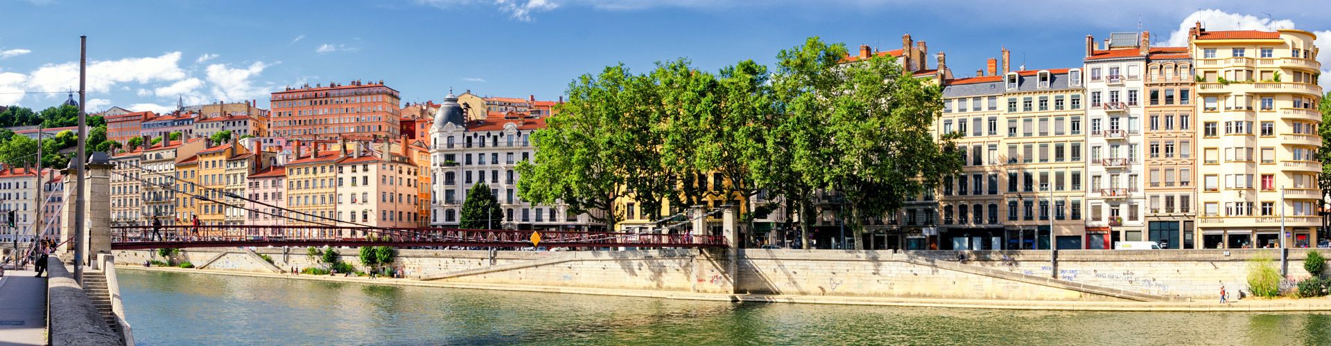 Visite de Lyon, depuis les Quais de Saône
